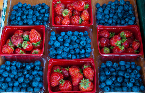 Cape Cod's own Strawberries and Blueberries!